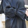 4 Piece Abaya With Huge Stone Design On The Sleeves