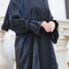 4 Piece Abaya With Huge Stone Design On The Sleeves