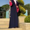 Three Colored Open Abaya