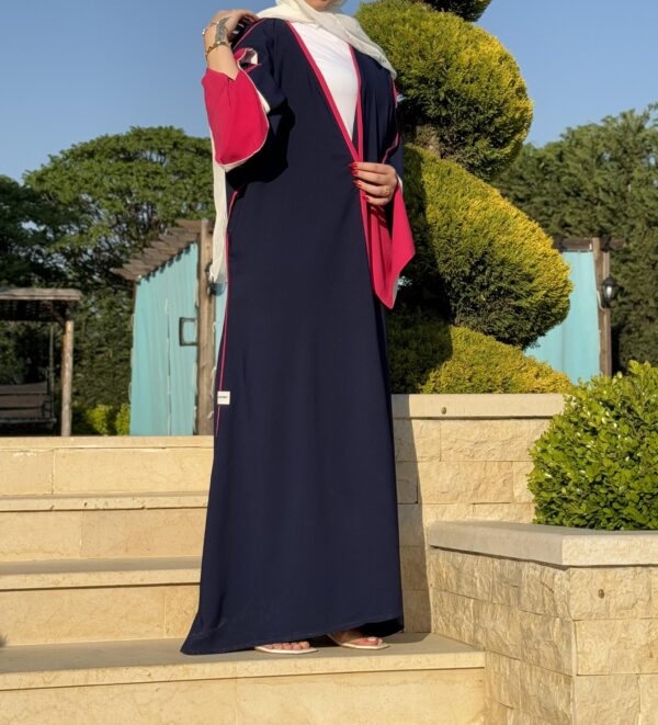 Three Colored Open Abaya