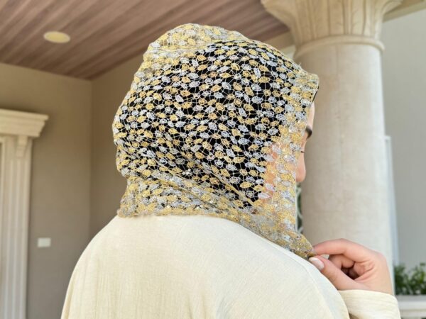 Beige Abaya With Decorative Hat And Pocket