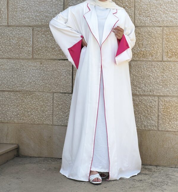 Blazer Abaya With Folded Sleeves