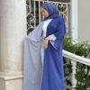 Two Face Colored Open Abaya