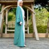Two Face Colored Open Abaya