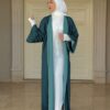 Two Face Colored Open Abaya