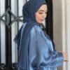 4 Piece Abaya With Shiney Look