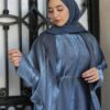 4 Piece Abaya With Shiney Look