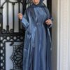 4 Piece Abaya With Shiney Look