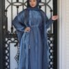 4 Piece Abaya With Shiney Look