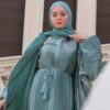 4 Piece Abaya With Shiney Look